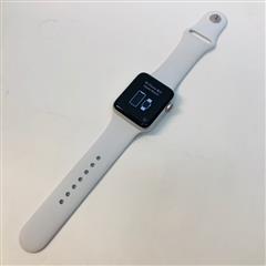 Apple Watch Series 3 (42mm) A1861 Silver Case & White Sport Band GPS + LTE
